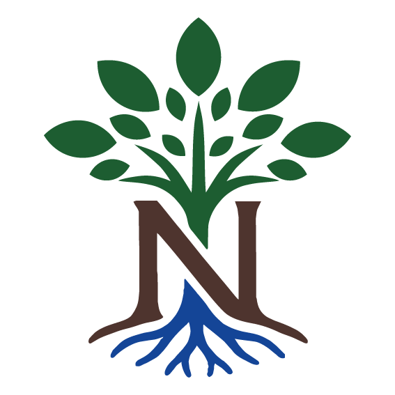 NAGORISのモチーフ - つながりと成長を表す樹のイラスト